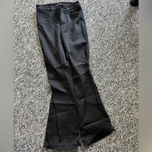 J Brand Bell Bottom Black Jeans Size 28
